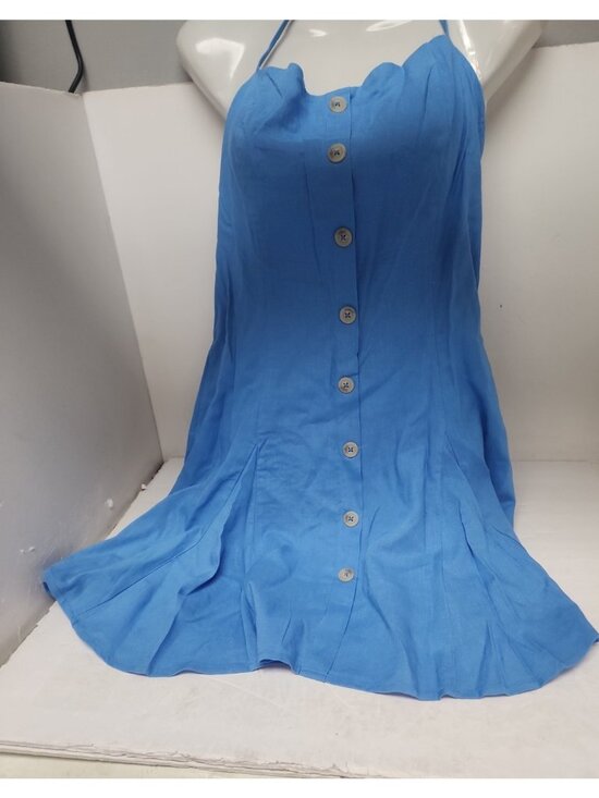 wild fable Dresses & Skirts - Wild Fable Women's Halter Sundress Style#OL9MX2 Blue Size Medium New!!!